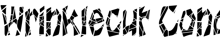 Wrinklecut Condensed Polices Telecharger